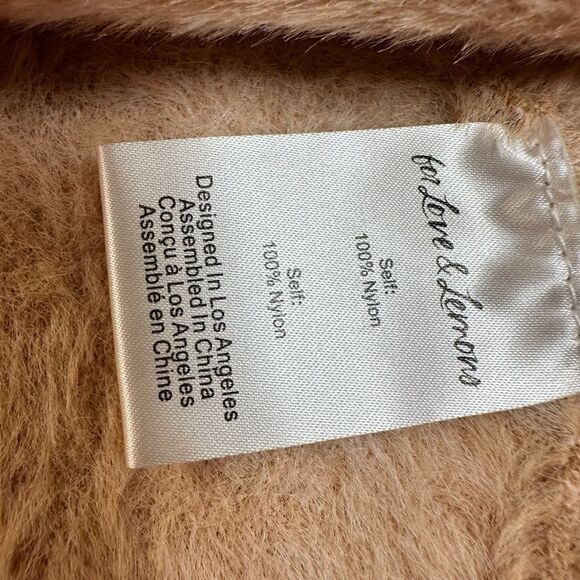 NWT For Love & Lemons Cher Sweater Pencil Mini Skirt - Pink Cream - Size 2XL - Picture 6 of 7